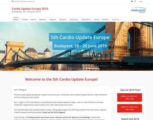 Cardio Update Europe 2019, Budapest, 28 – 29 June 2019